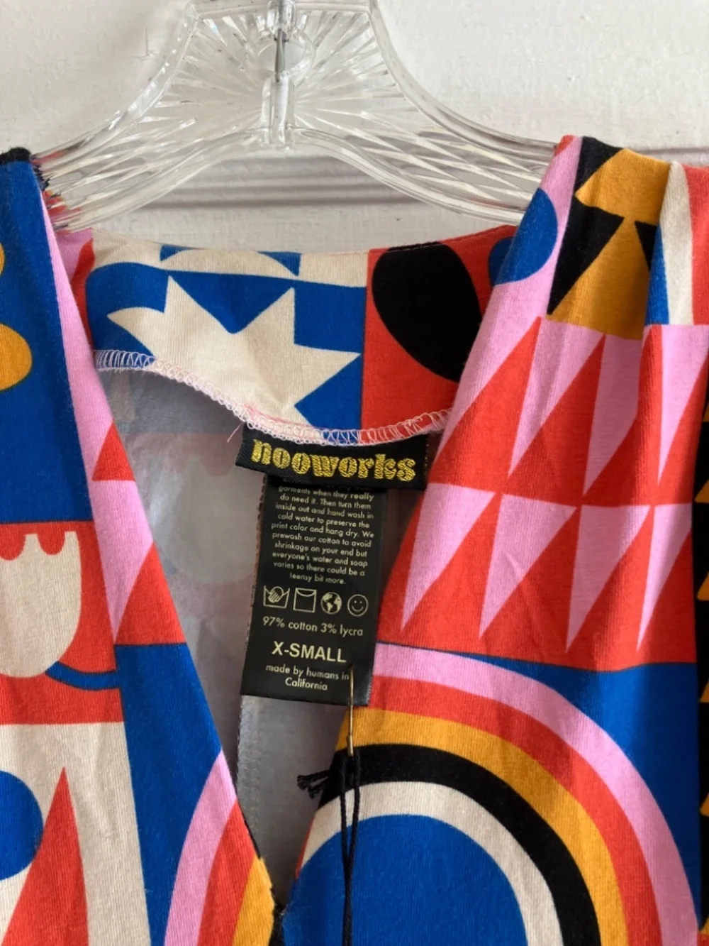 NOOWORKS dress in Greta by artist Lisa Congdon -- a roomy XS - Picture 3 of 6